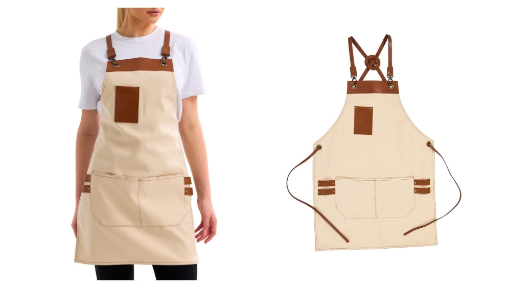 Amsterdam Apron - Caramel Brown – Apron Atelier