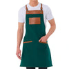 Personalised Premium Apron with Vegan Leather Accents