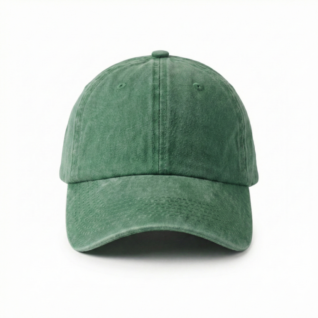 Washed Gabardine Cap - Green