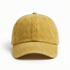 Washed Gabardine Cap - Yellow