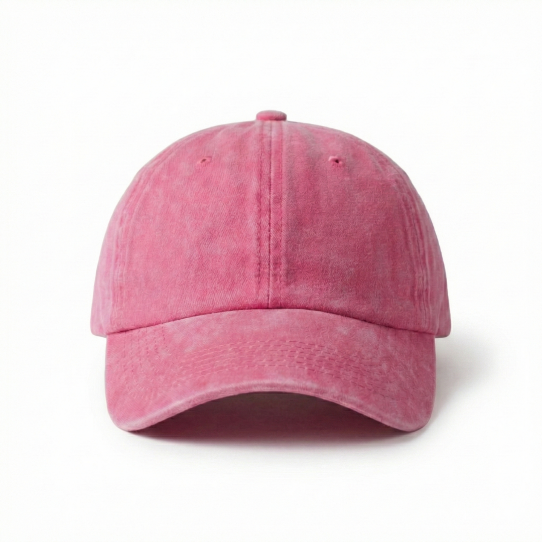 Washed Gabardine Cap - Pink