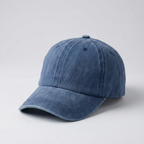 Washed Gabardine Cap - Navy