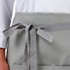 Light Grey Lisbon cotton waist apron, product view 2