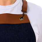 New York Apron - Blue Denim