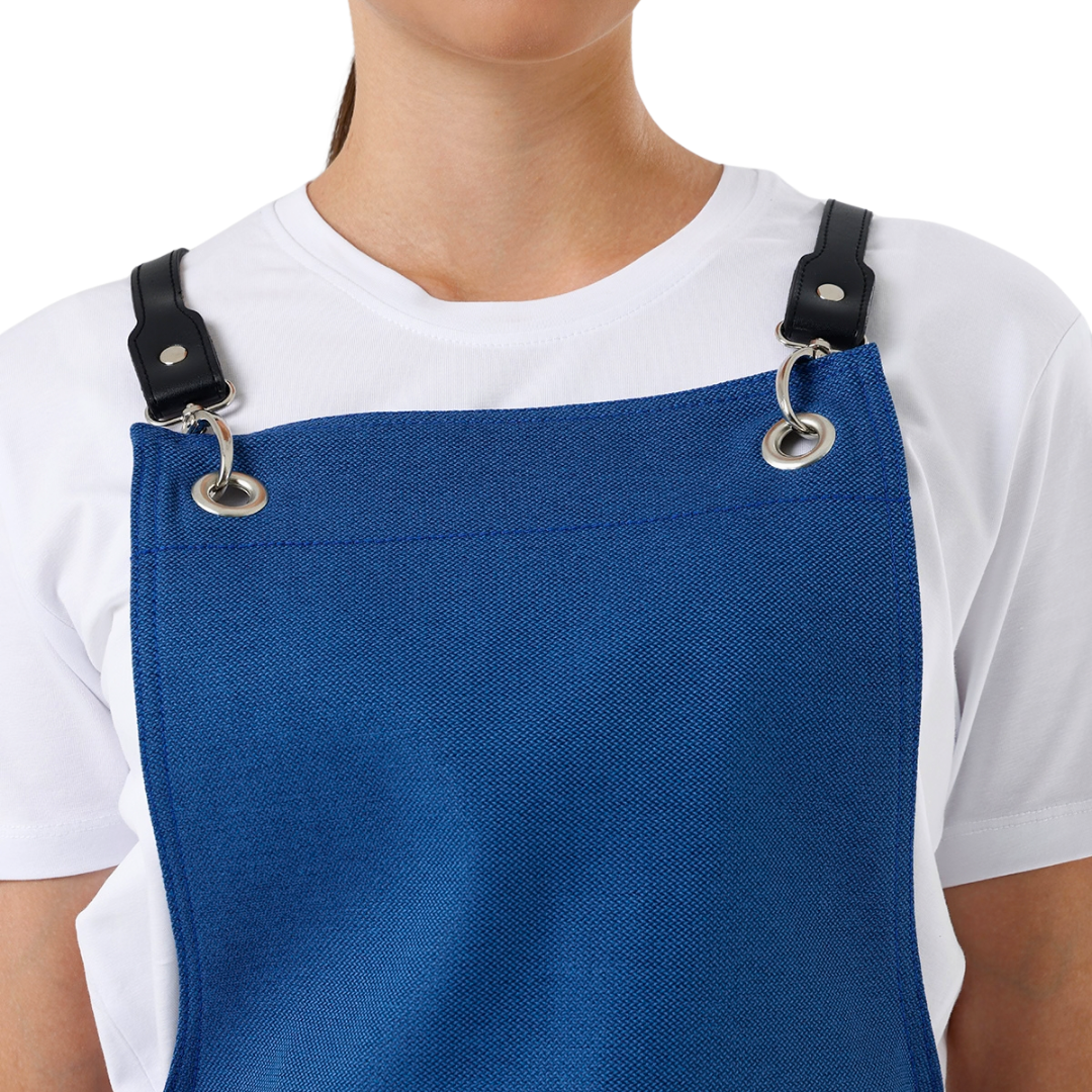 Copenhagen apron in Cobalt Blue – product photograph 2