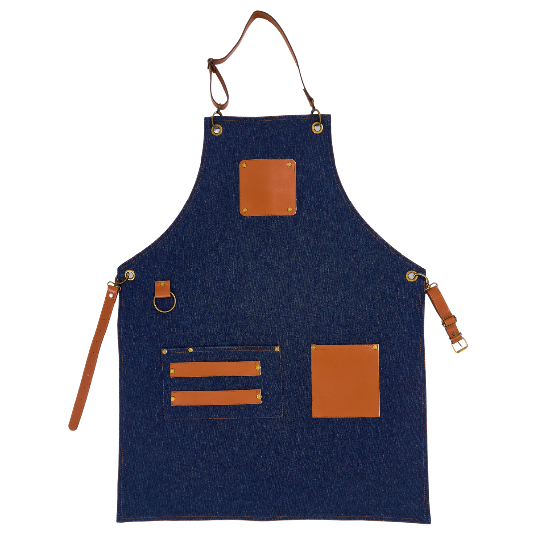 Madrid Apron - Blue Denim