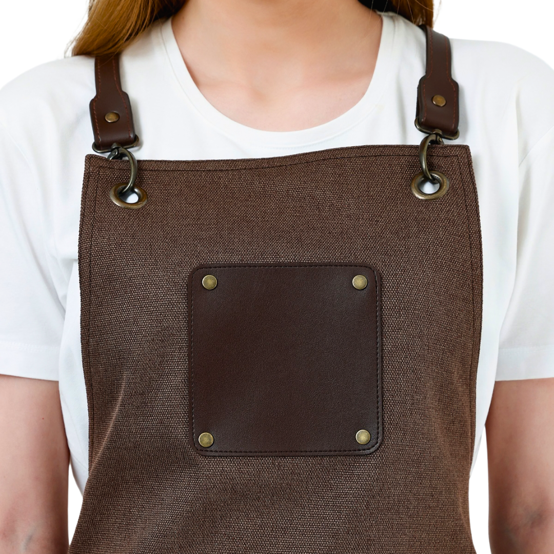 Istanbul Apron - Coffee Brown