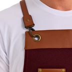 Rio Apron - Deep Merlot