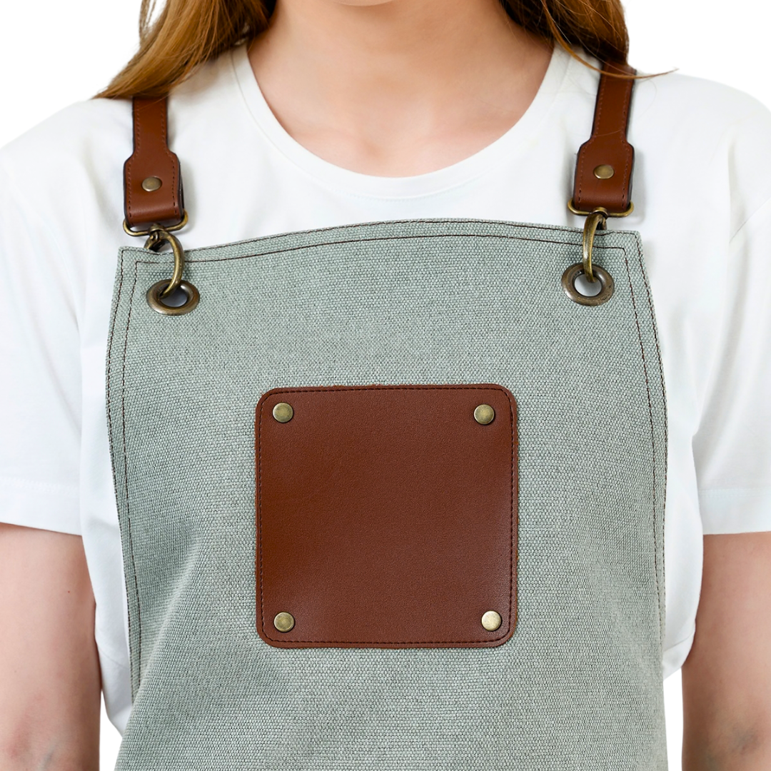 Istanbul Apron - Sage Green