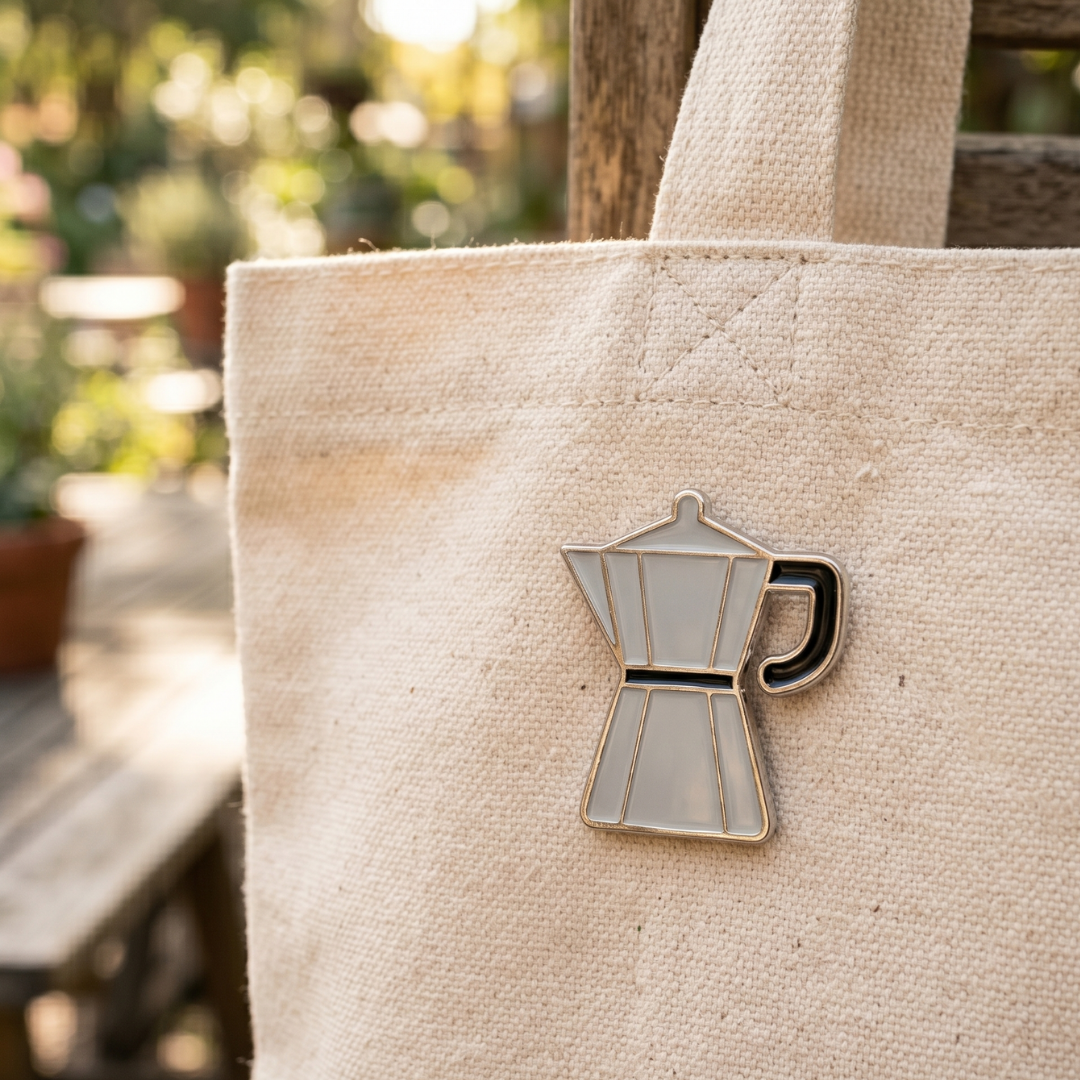 Pin Badge - Moka Pot