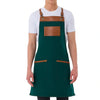 Personalised Premium Apron with Vegan Leather Accents