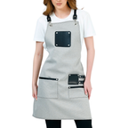 Istanbul Apron - Silver Grey