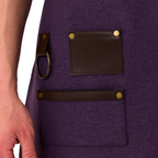 New York Apron - Royal Purple