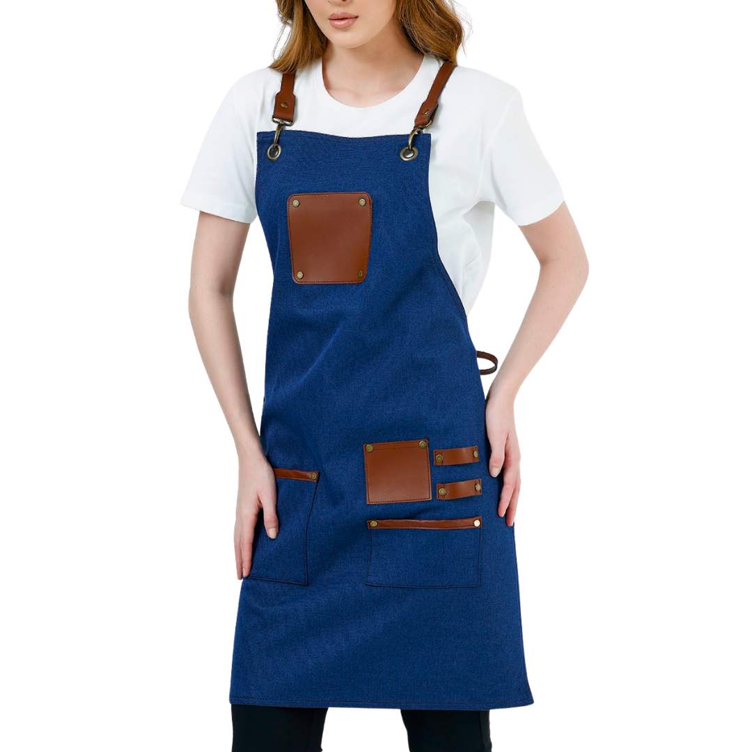 Istanbul Apron - Deep Blue
