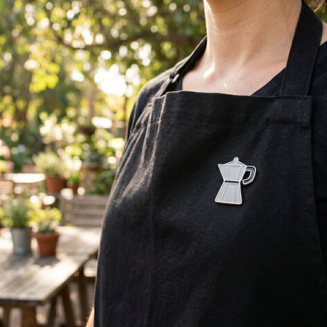 Pin Badge - Moka Pot