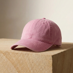 Washed Gabardine Cap - Light Pink