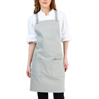 Berlin Apron - Silver Grey