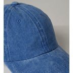 Washed Gabardine Cap - Blue