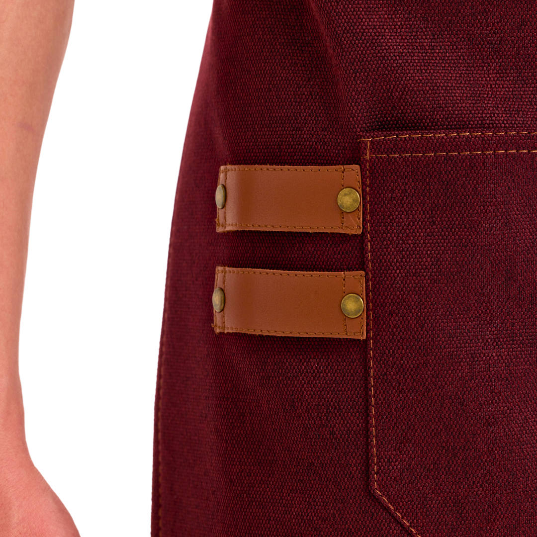 Rio Apron - Deep Merlot
