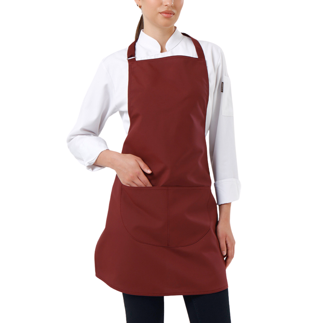 Valencia work apron in Deep Burgundy, product image 1