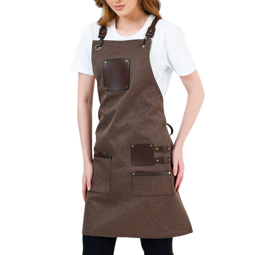 Istanbul Apron - Coffee Brown