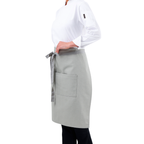 Light Grey Lisbon cotton waist apron, product view 4