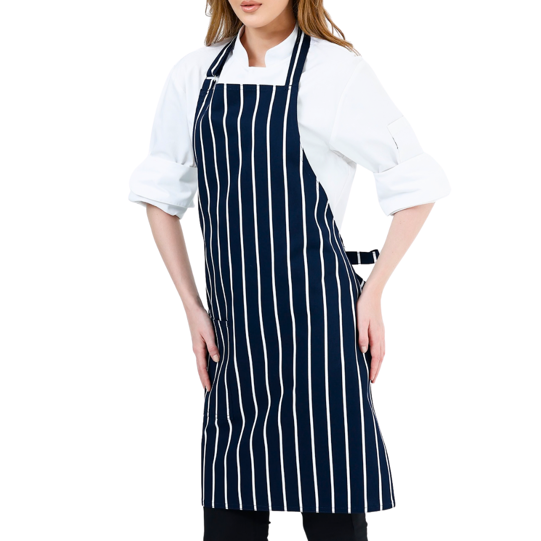 Bulk Apron Packs - Navy Stripe