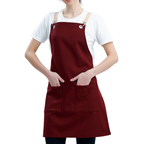 Berlin Apron - Deep Merlot
