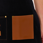 Madrid Apron - Black Denim