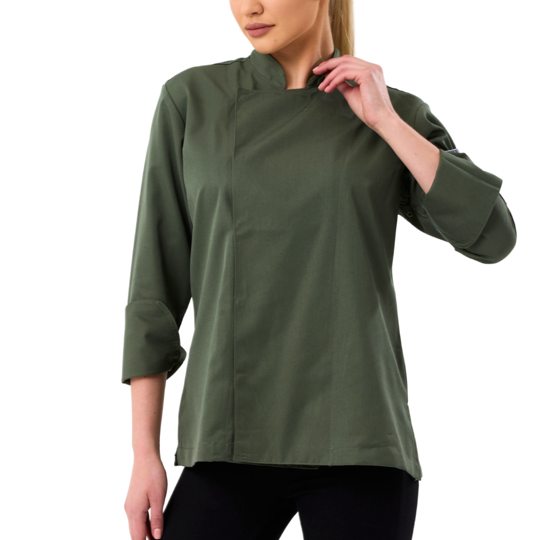 Women’s Chef Jacket – Khaki