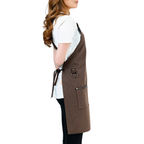 Istanbul Apron - Coffee Brown