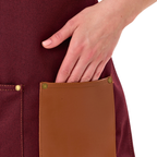 Madrid Apron - Deep Merlot