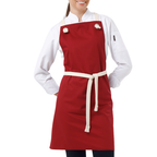 Basel apron in Burgundy – product photograph 4