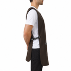 Milano brown professional apron – product photo 3