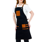 Istanbul Apron - Black Denim