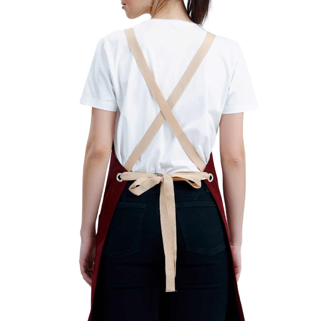 Berlin Apron - Deep Merlot