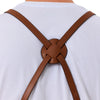 Personalised Premium Apron with Vegan Leather Accents