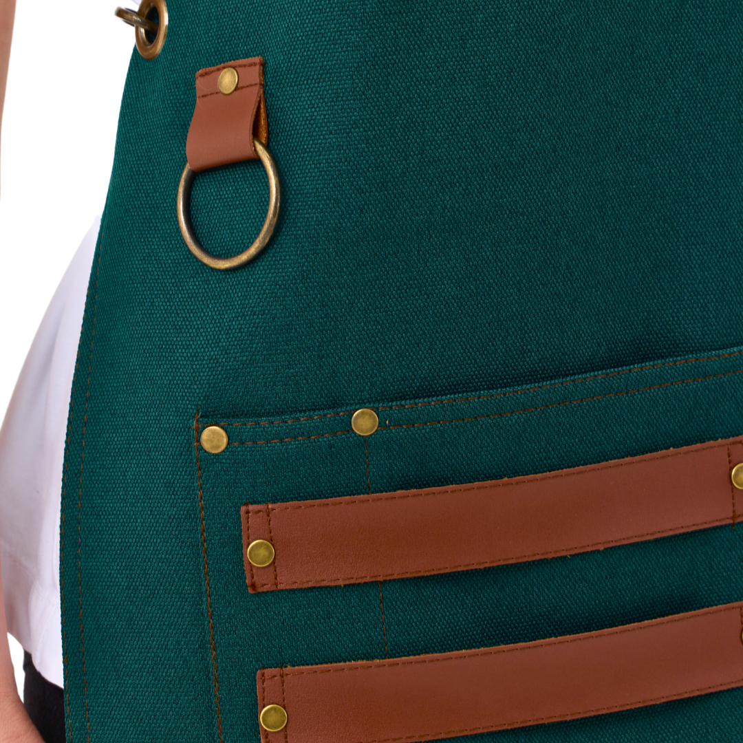 Madrid Apron - Forest Green