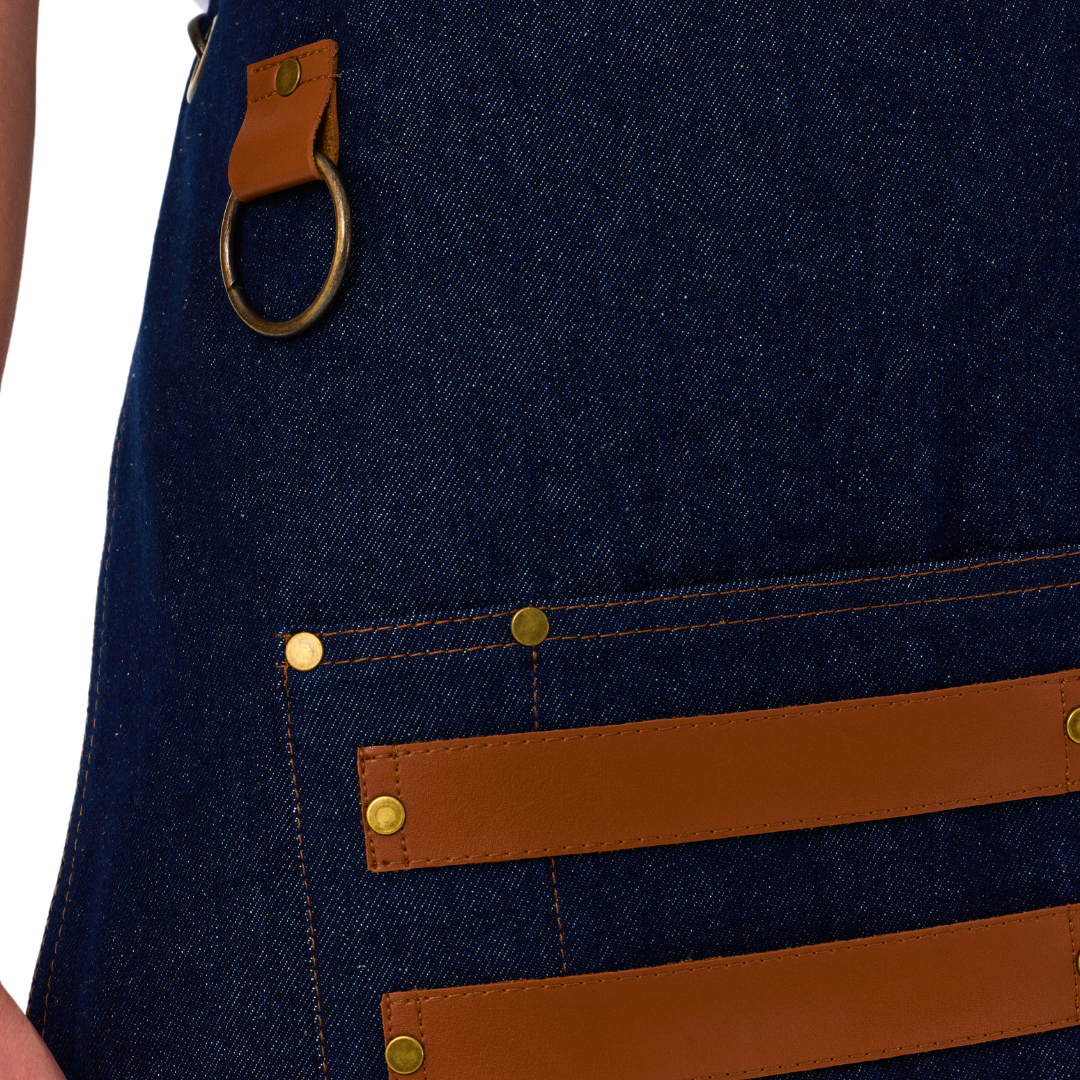 Madrid Apron - Blue Denim