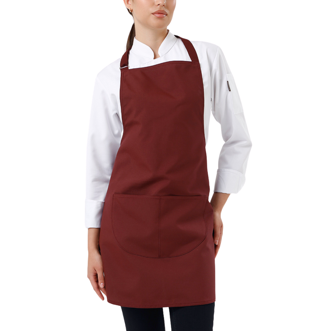 Valencia work apron in Deep Burgundy, product image 3