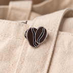 Pin Badge - Coffee Bean