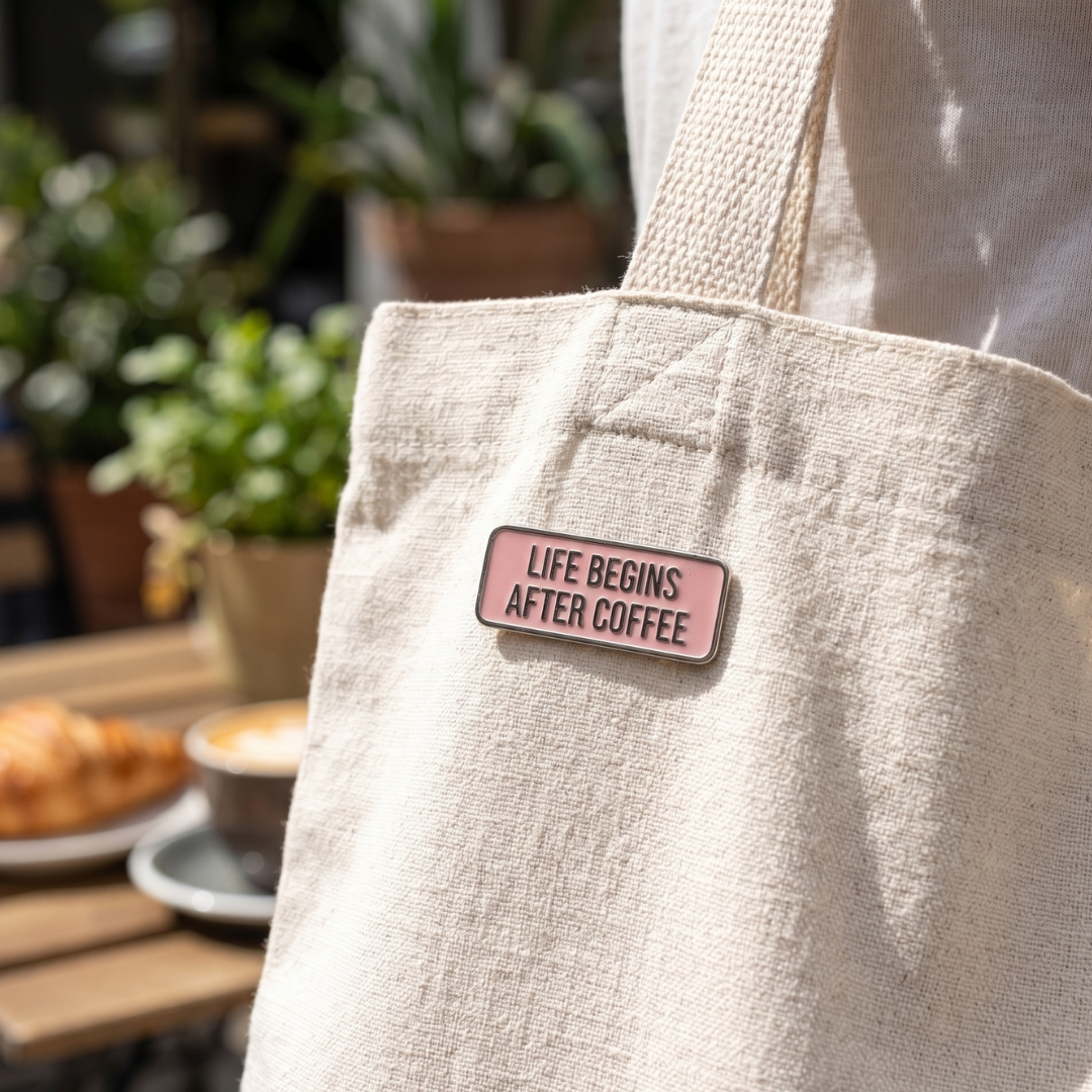 Pin Badge - Life Begins After Coffee 2