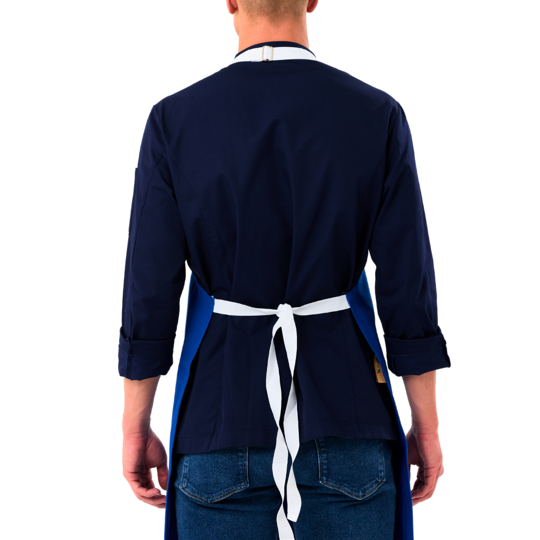 Naples Apron - Cobalt Blue