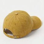 Washed Gabardine Cap - Yellow