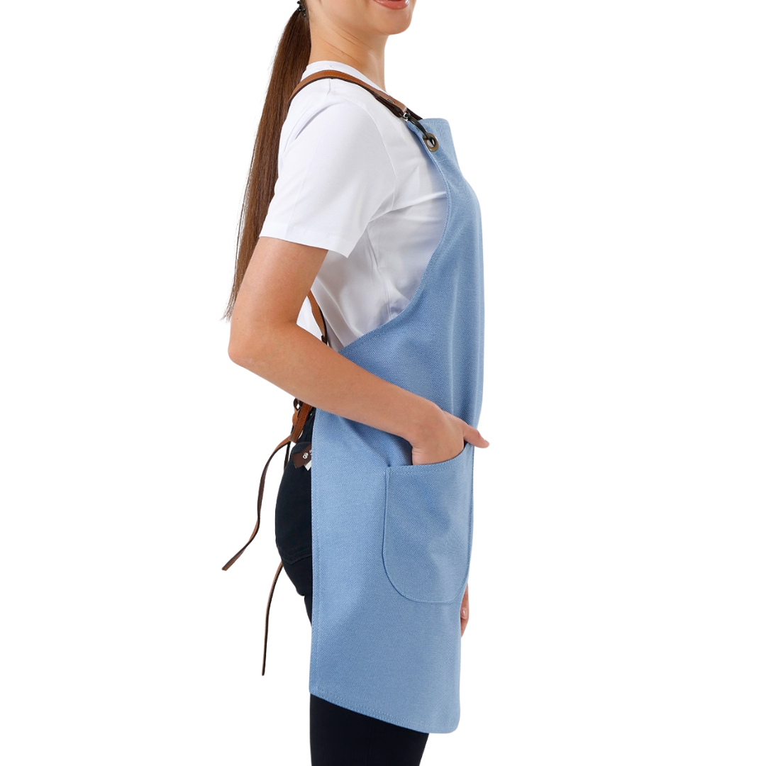 Copenhagen apron in Sky Blue – product photograph 4