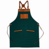 Personalised Premium Apron with Vegan Leather Accents