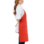 Berlin Apron - Coral Red