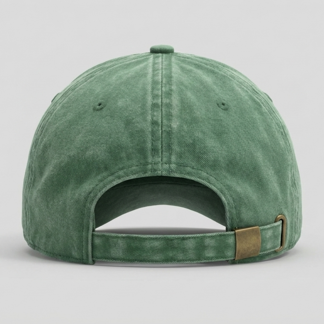 Washed Gabardine Cap - Green