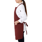 Valencia work apron in Deep Burgundy, product image 4