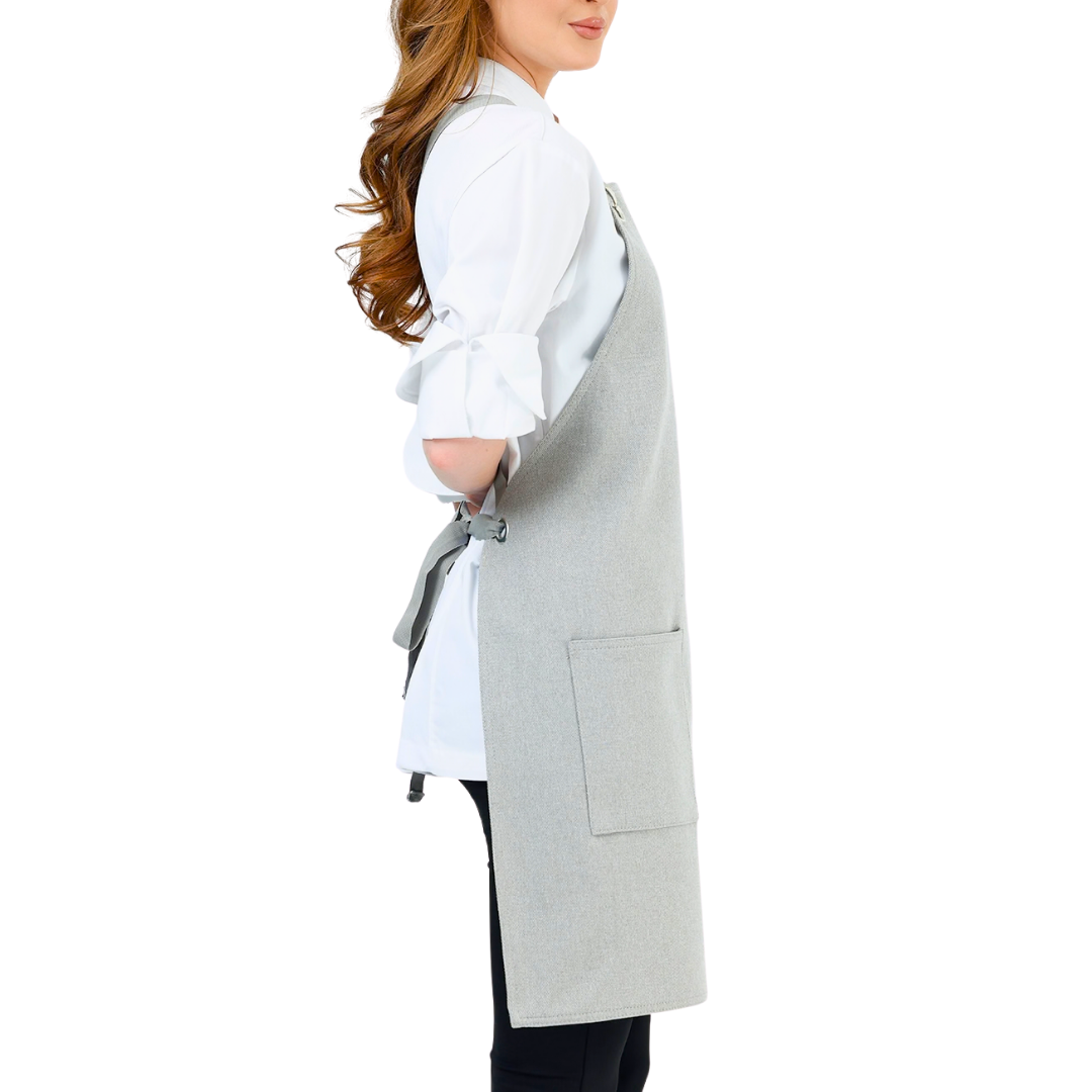 Berlin Apron - Silver Grey